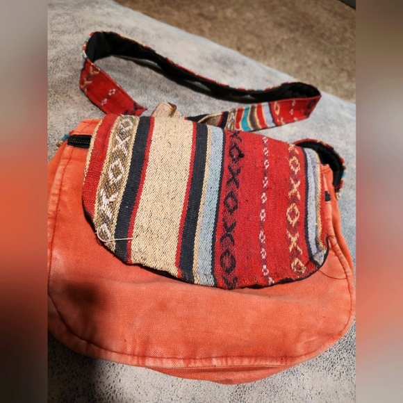 Tree of life Napel Canvas boho crossbody messenger bag purse - Picture 16 of 16